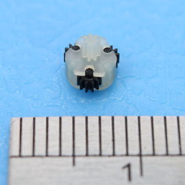 Süper minik Dişli çapı 1 mm 3 küçük siyah dişli mil içinde monte edin
